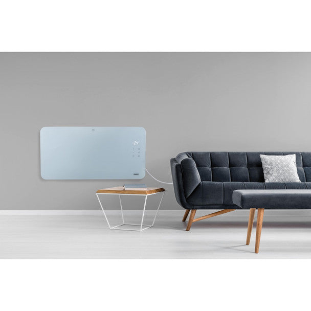 Princess 1500W Smart Glass Panel Heater White | 01.348151.02.PRO