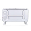 Princess 1500W Smart Glass Panel Heater White | 01.348151.02.PRO