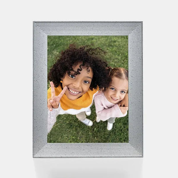 AURA Mason Luxe 9.7" Wifi Digital Photo Frame 2K Display - Sandstone | UKA700-WHT