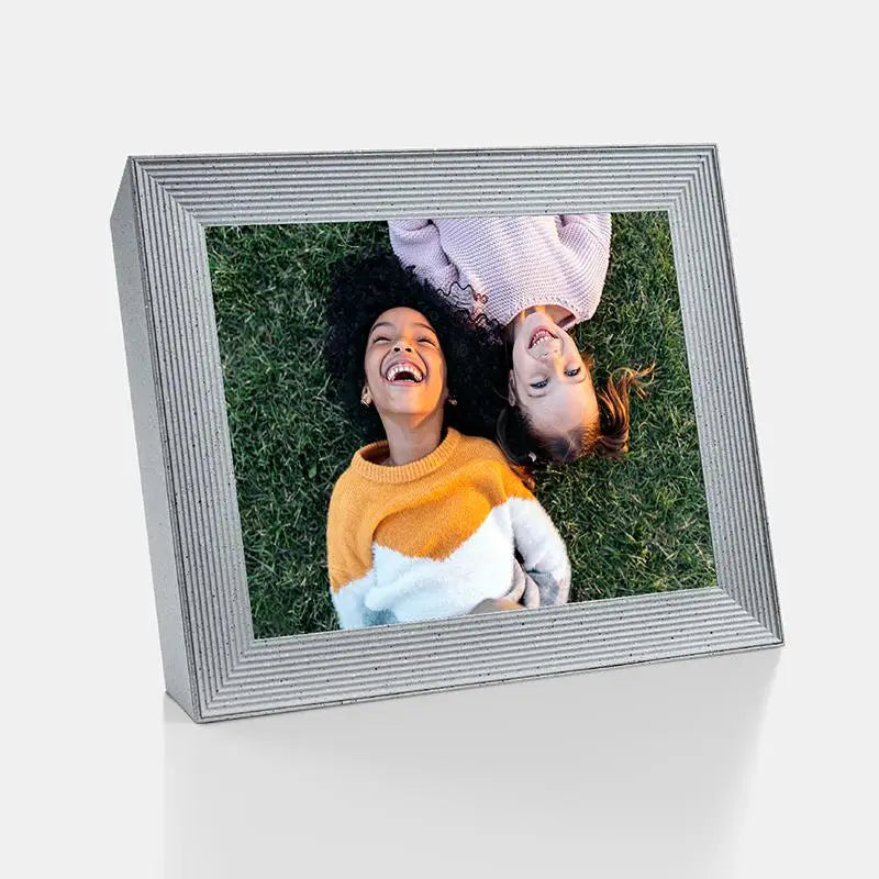 AURA Mason Luxe 9.7" Wifi Digital Photo Frame 2K Display - Sandstone | UKA700-WHT