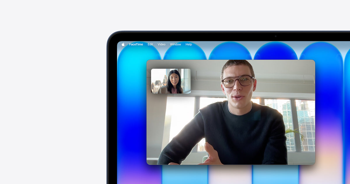 Apple MacBook Neo 13" A18 Pro 8GB/512GB Laptop with Touch ID - Silver - 12MP camera in a FaceTime call