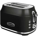 Rangemaster Classic 2 Slice Black Toaster | RMCL2S201BK Rangemaster Toaster Euronics Ireland