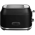 Rangemaster Classic 2 Slice Black Toaster | RMCL2S201BK Rangemaster Toaster Euronics Ireland