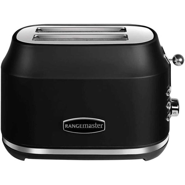 Rangemaster Classic 2 Slice Black Toaster | RMCL2S201BK Rangemaster Toaster Euronics Ireland