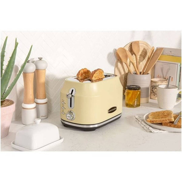 Rangemaster Classic 2 Slice Cream Toaster | RMCL2S201CM Rangemaster Toaster Euronics Ireland