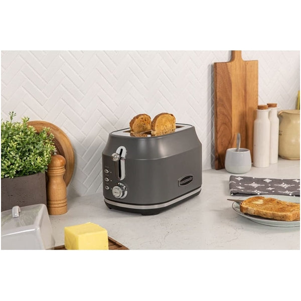 Rangemaster Classic 2 Slice Grey Toaster | RMCL2S201GY