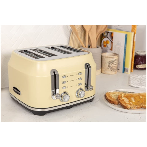 Rangemaster Classic 4 Slice Cream Toaster | RMCL4S201CM