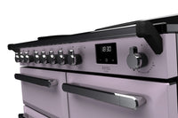 Rangemaster Estel Deluxe 100 Induction range cooker in Heather with Chrome trim