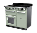 Rangemaster Estel Deluxe 100 Induction range cooker in Mint with Chrome trim