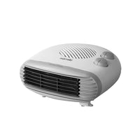 Warmlite WL44004 2000W flat fan heater in white - clean studio front view