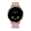 Garmin Venu 3s Smartwatch - Soft Gold - Rose Case | 49-GAR-010-02785-03