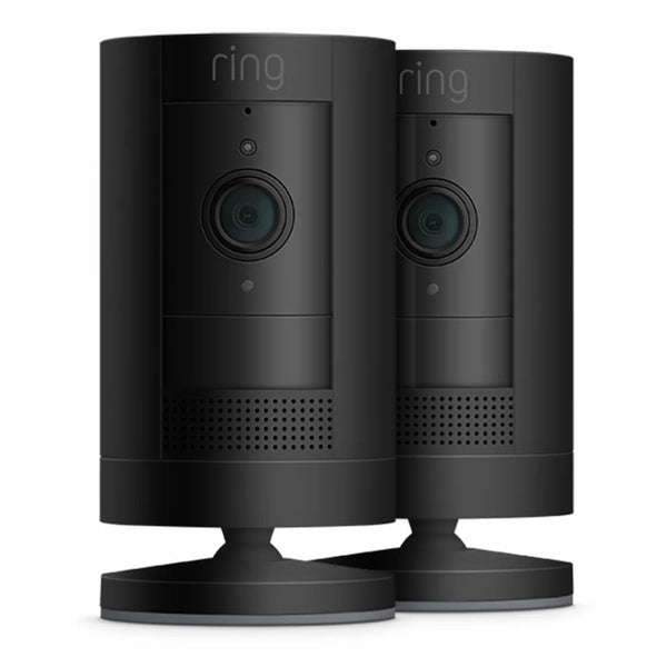 Ring Battery Stick Up Cam Camera 2 Pack - Black | B0CGCH5WTT Ring Euronics Ireland