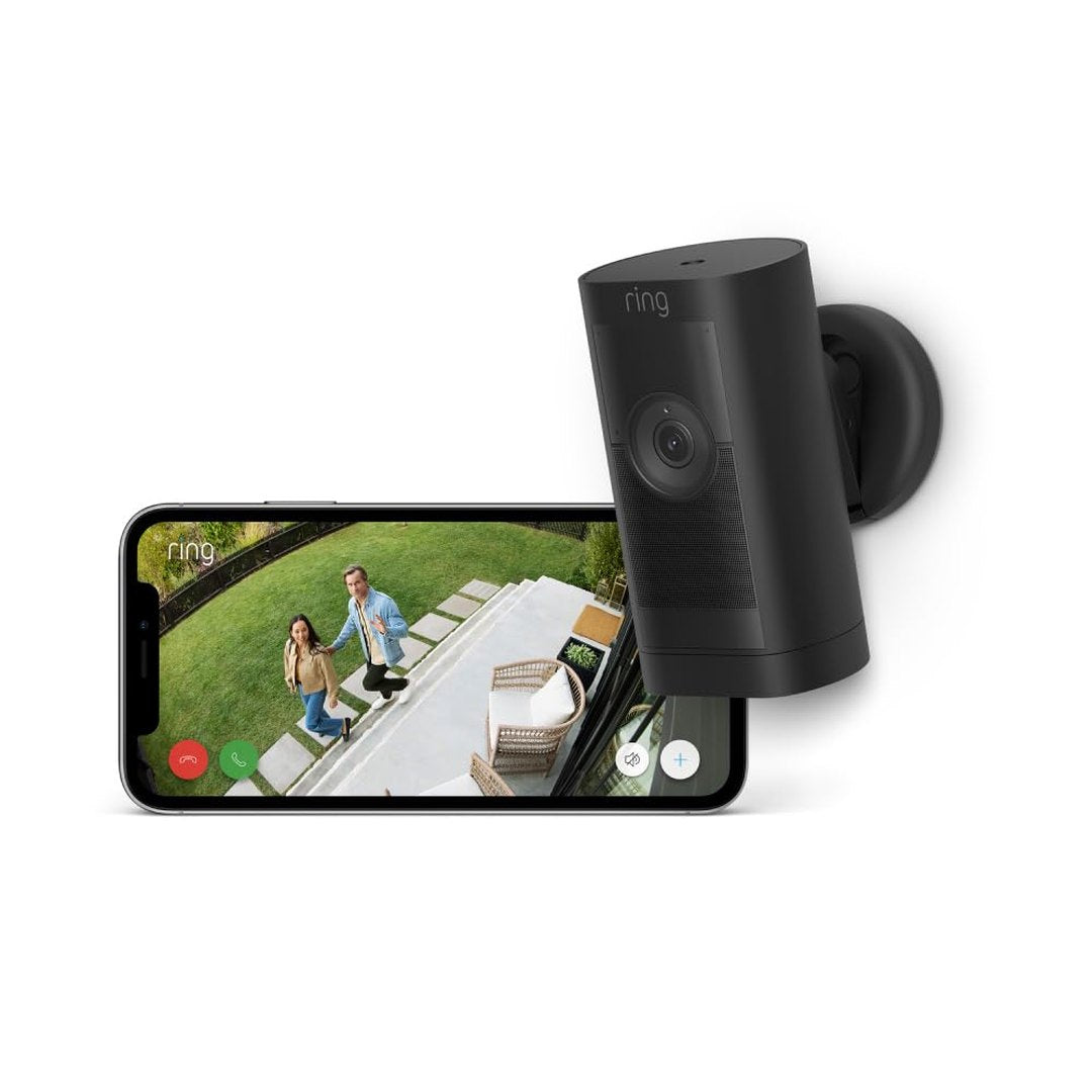 Ring Outdoor Camera Pro Battery Stick Up Cam Pro Black | B09CKBB89Q Ring Euronics Ireland