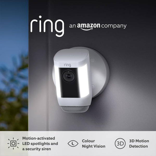 Ring Spotlight Cam Pro Wired | B0B6GM31W4 Ring Euronics Ireland