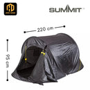 Summit 2 Person Pop Up Tent in Black | 571138 Summit Pop-up Tent Euronics Ireland