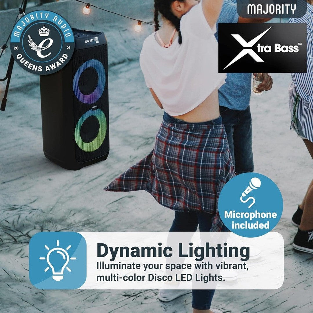 Majority P300 Bluetooth Megasound Party Speaker - Black Majority Speaker Euronics Ireland