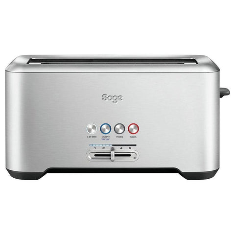 Sage Bit More Toaster 4 Slice Silver | BTA730UK