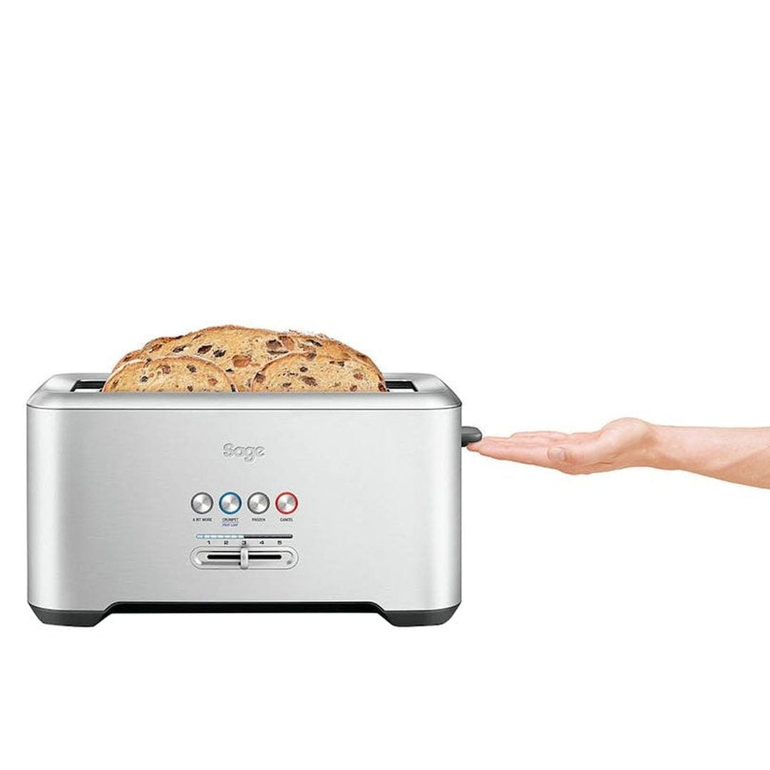 Sage Bit More Toaster 4 Slice Silver | BTA730UK Sage Toaster Euronics Ireland