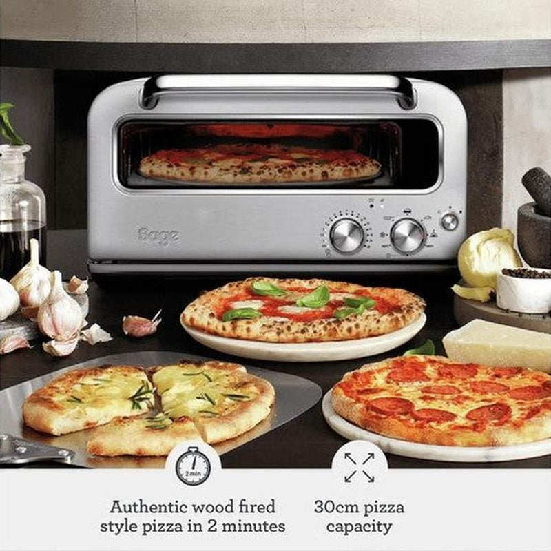 Sage Smart Oven Pizzaiolo | SPZ820BSS4GEU1 Sage Pizza Maker Euronics Ireland