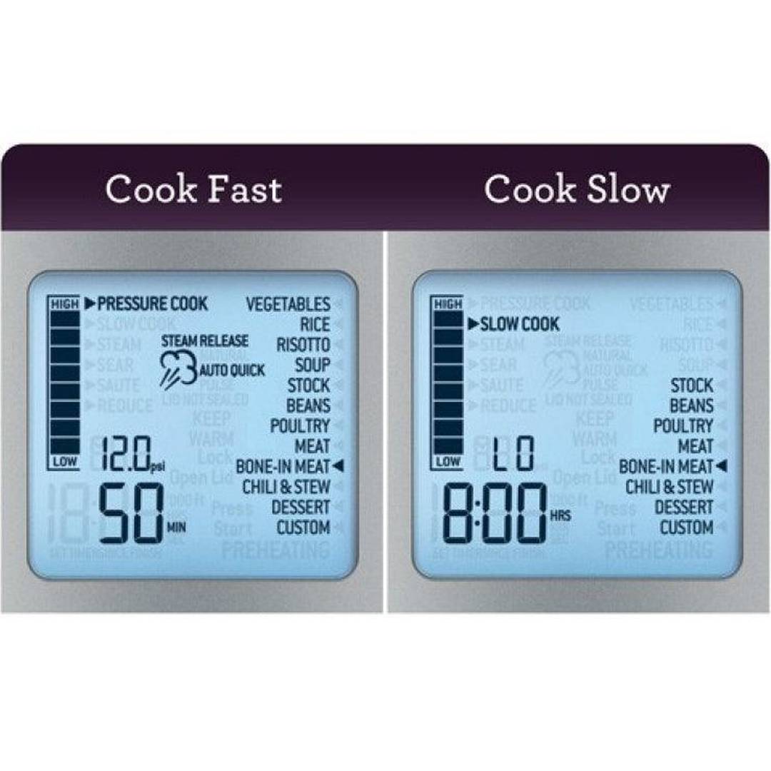 Sage the Fast Slow Pro™ Multi Cooker | BPR700BSSUK Sage Pressure Cooker Euronics Ireland