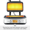 Sage the Smart Waffle™ Pro Waffle Maker | BWM620UK Sage Grill Euronics Ireland