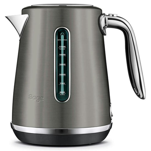 Sage The Soft Top Luxe Kettle, Black Stainless Steel | SKE735BST4GUK1