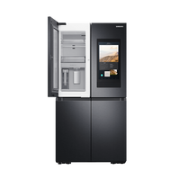 Samsung Family Hub American Fridge Freezer with Beverage Center in Black | RF65A977FB1/EU Samsung American Fridge Freezer Euronics Ireland