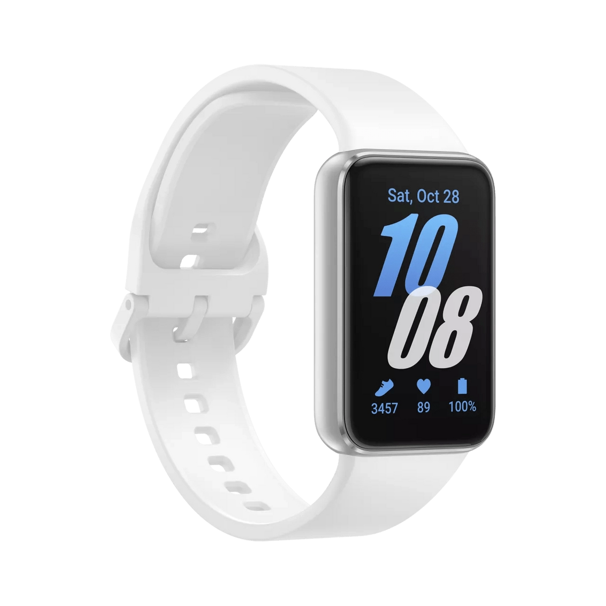 Samsung Galaxy Fit3 Fitness Smartwatch Silver | SM-R390NZSAEUB Samsung Smart Watch Euronics Ireland