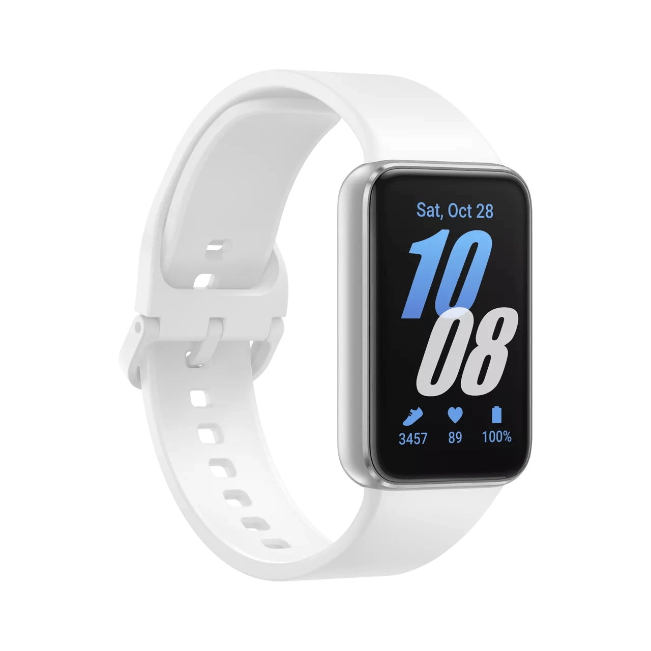 Samsung Galaxy Fit3 Fitness Smartwatch Silver | SM-R390NZSAEUB Samsung Smart Watch Euronics Ireland