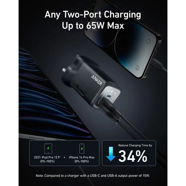 Anker 735 Charger GaNPrime 67W Black | A2669213