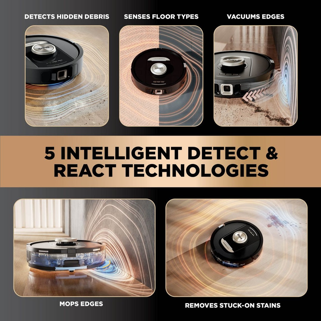 Shark 2-in-1 Self-Empty, Self-Refill & Self-Clean Robot Vacuum & Mop | RV2800ZEUK Shark Robot Vacuum Euronics Ireland