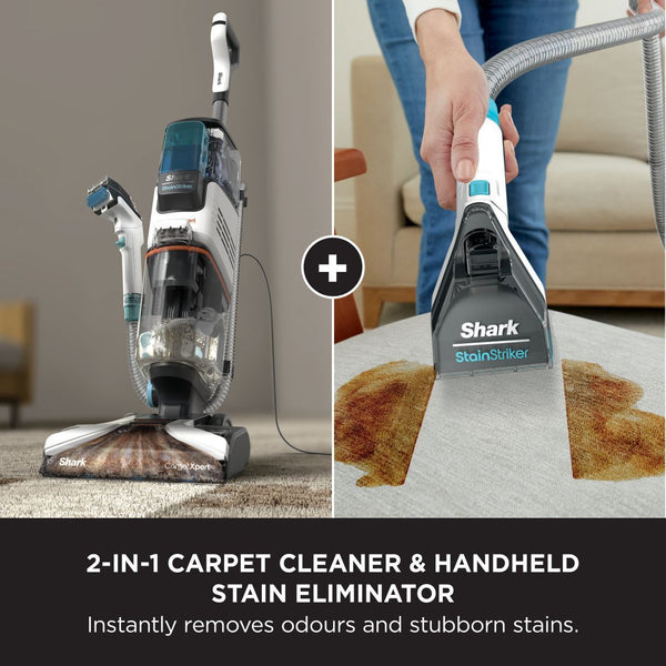 Shark CarpetXpert Deep Carpet Cleaner with Built-In StainStriker | EX200UK