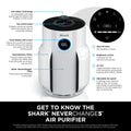 Shark NeverChange5 Air Purifier - White | HP150UK Shark Air Purifier Euronics Ireland