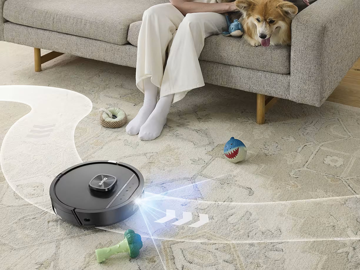 Shark PowerDetect UV Reveal 2-in-1 Robot Vacuum & Mop – Black | RV3000XEUK