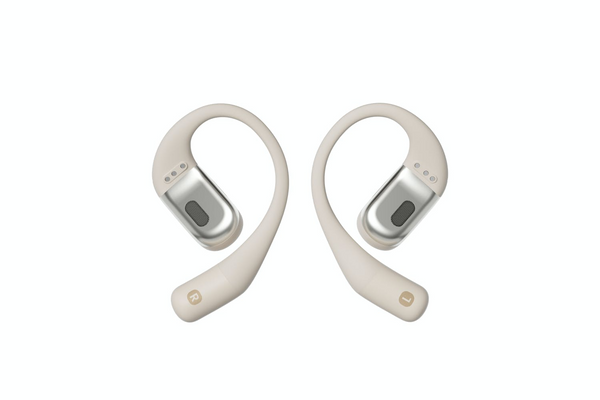 SHOKZ OpenFit True Wireless Earbuds in Beige | 38-T910BG