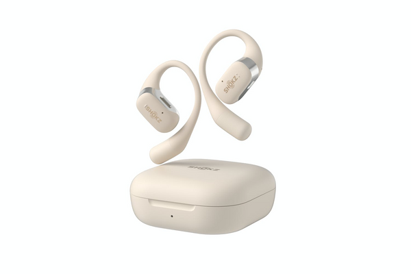 SHOKZ OpenFit True Wireless Earbuds in Beige | 38-T910BG