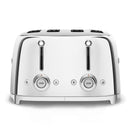 Smeg 50's Retro Style 4 Slice Silver Toaster | TSF03SSUK Smeg Toaster Euronics Ireland