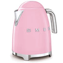 Smeg Retro 50's Style 1.7 Litre Kettle | Pink Smeg Kettle Euronics Ireland