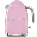 Smeg Retro 50's Style 1.7 Litre Kettle | Pink Smeg Kettle Euronics Ireland