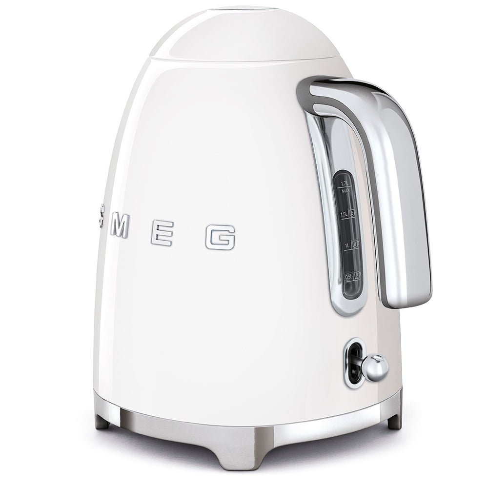 Smeg Retro 50's Style 1.7 Litre Kettle | White Smeg Kettle Euronics Ireland