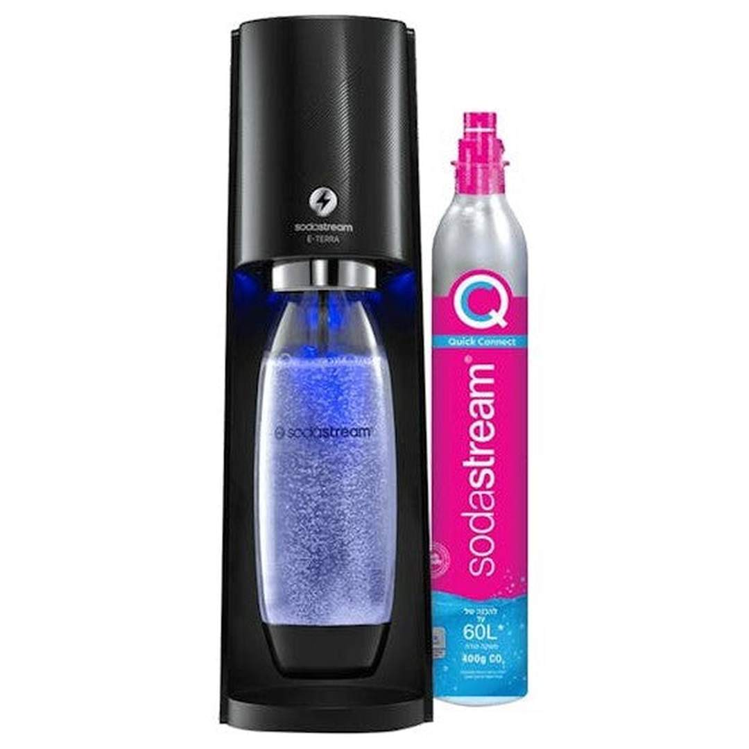 SodaStream E-Terra Electric Sparkling Water Maker Black | 1012911441 Sodastream Water Carbonator Euronics Ireland