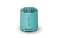 Sony SRS-XB100 Portable Bluetooth Speaker - Light Blue - strap and angle view
