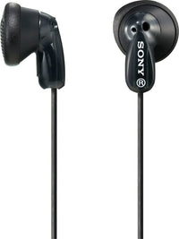 Sony MDR-E9LP Wired Earbuds - Black - hero view