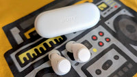 Sony WF-C510 True Wireless Earphones - White - lifestyle product view