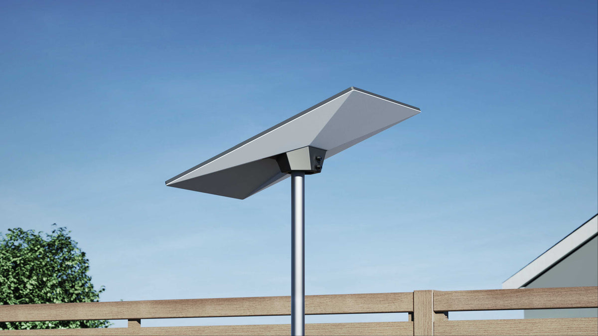 Starlink Standard Pipe Adapter Mount - antenna on a pole