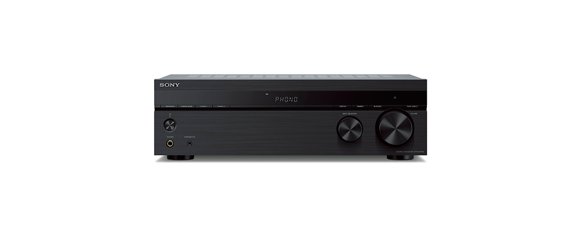 Sony STR-DH190 Bluetooth Stereo Receiver - Black - official product image