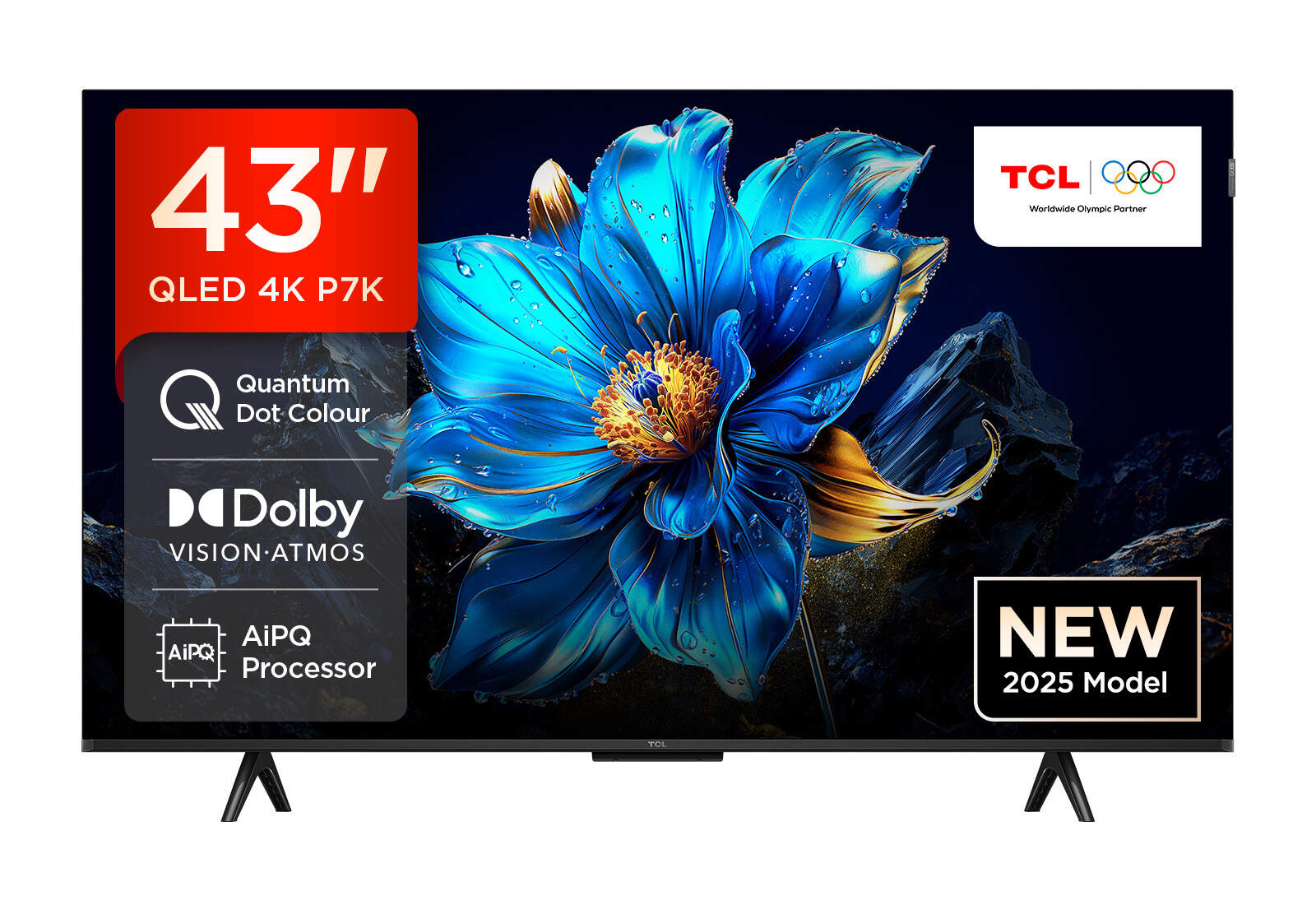 TCL 43" 60Hz QLED Google TV | 43P7K