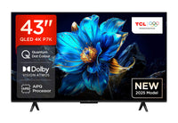 TCL 43" 60Hz QLED Google TV | 43P7K