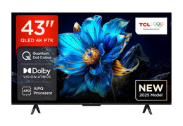 TCL 43" 60Hz QLED Google TV | 43P7K