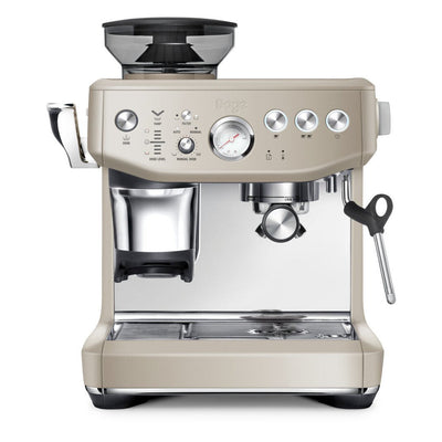 The Barista Express™ Impress by Sage Almond Nougat | SES876ALM4GUK1 Sage Coffee Machine Euronics Ireland